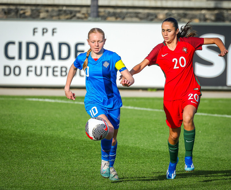 Myndaveisla 1: U15 tapaði gegn Portúgal í fyrradag