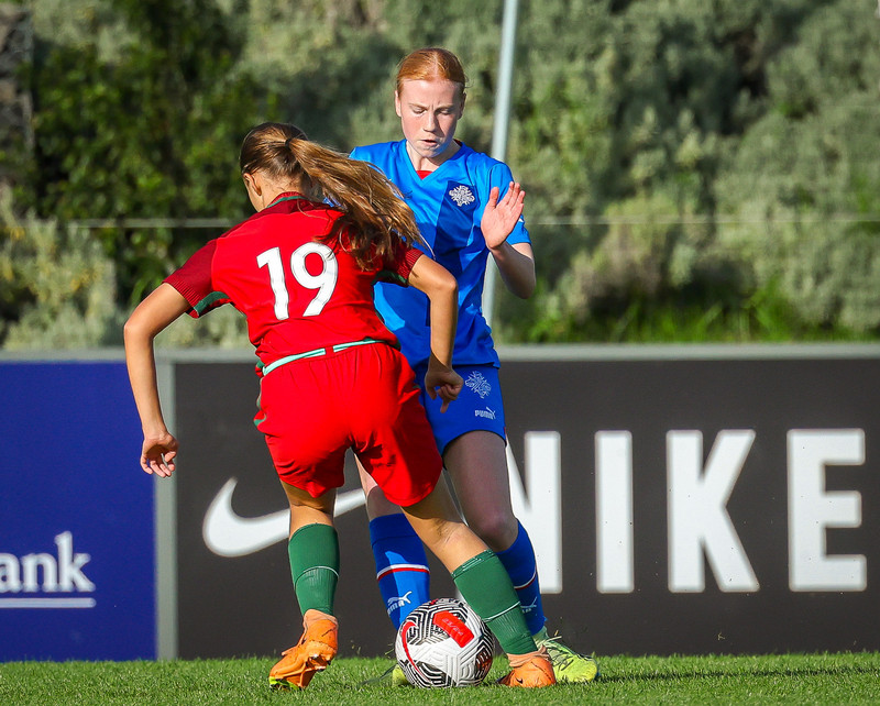Myndaveisla 1: U15 tapaði gegn Portúgal í fyrradag