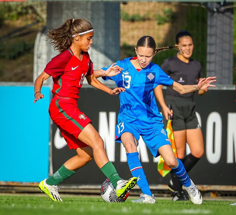 Myndaveisla 1: U15 tapaði gegn Portúgal í fyrradag