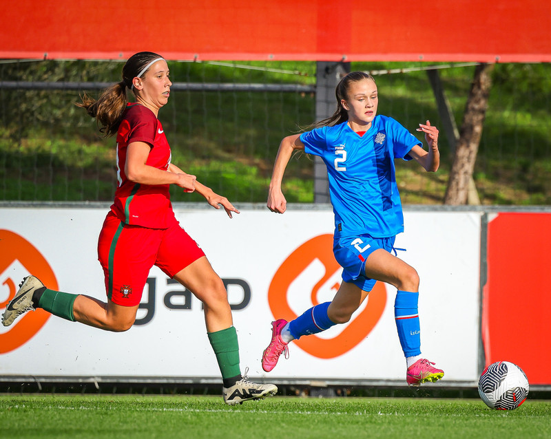 Myndaveisla 1: U15 tapaði gegn Portúgal í fyrradag