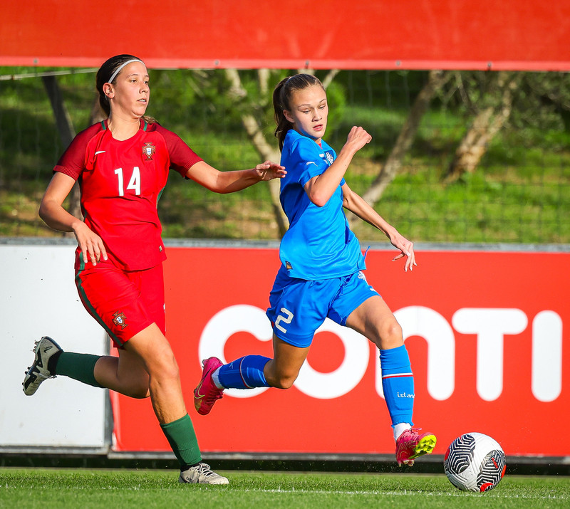 Myndaveisla 1: U15 tapaði gegn Portúgal í fyrradag
