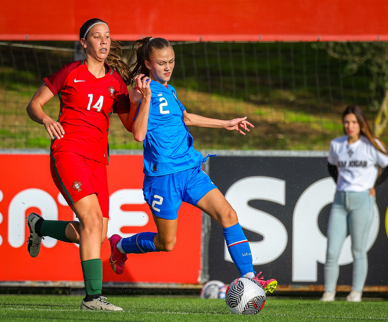 Myndaveisla 1: U15 tapaði gegn Portúgal í fyrradag