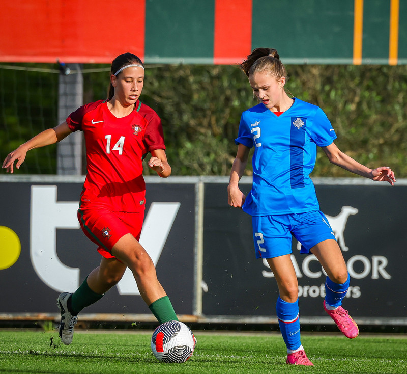 Myndaveisla 1: U15 tapaði gegn Portúgal í fyrradag