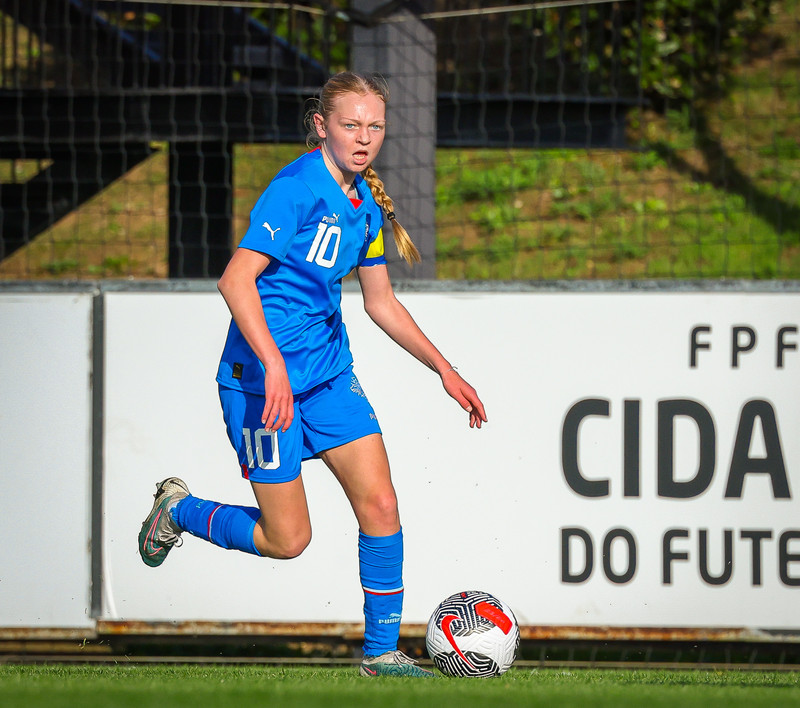 Myndaveisla 1: U15 tapaði gegn Portúgal í fyrradag