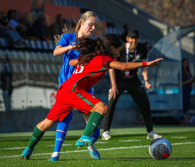 Myndaveisla 1: U15 tapaði gegn Portúgal í fyrradag