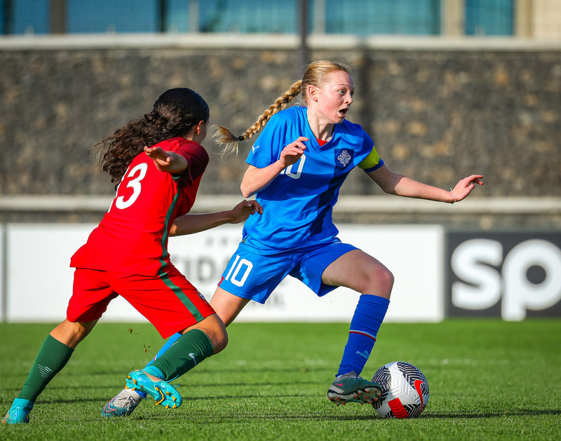 Myndaveisla 1: U15 tapaði gegn Portúgal í fyrradag