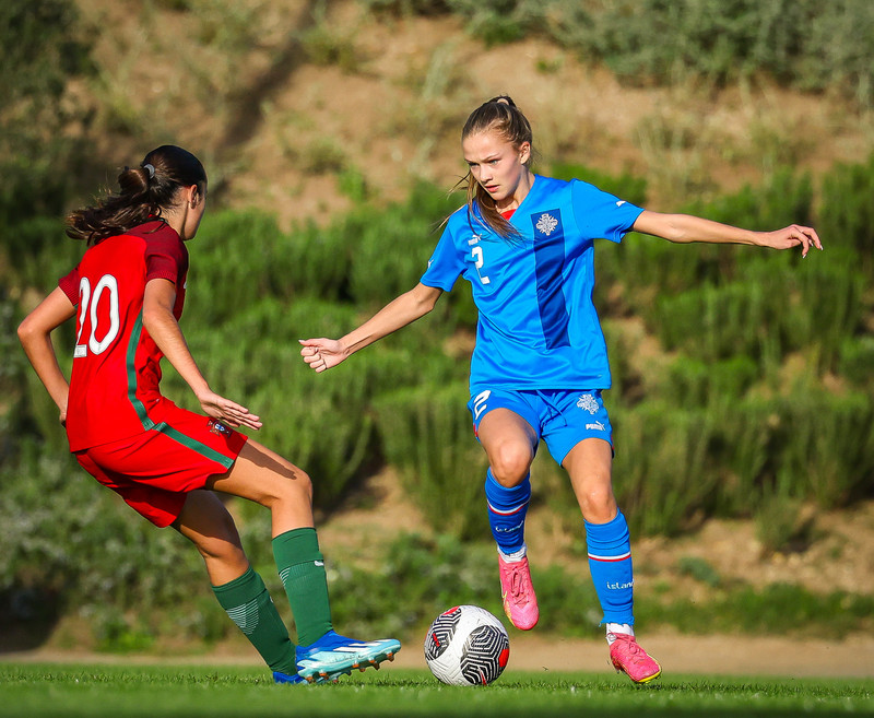 Myndaveisla 1: U15 tapaði gegn Portúgal í fyrradag