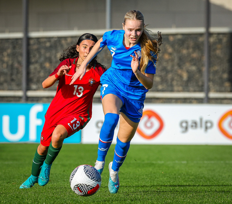 Myndaveisla 1: U15 tapaði gegn Portúgal í fyrradag