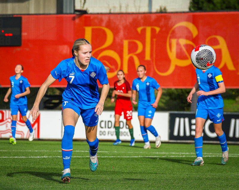 Myndaveisla 1: U15 tapaði gegn Portúgal í fyrradag