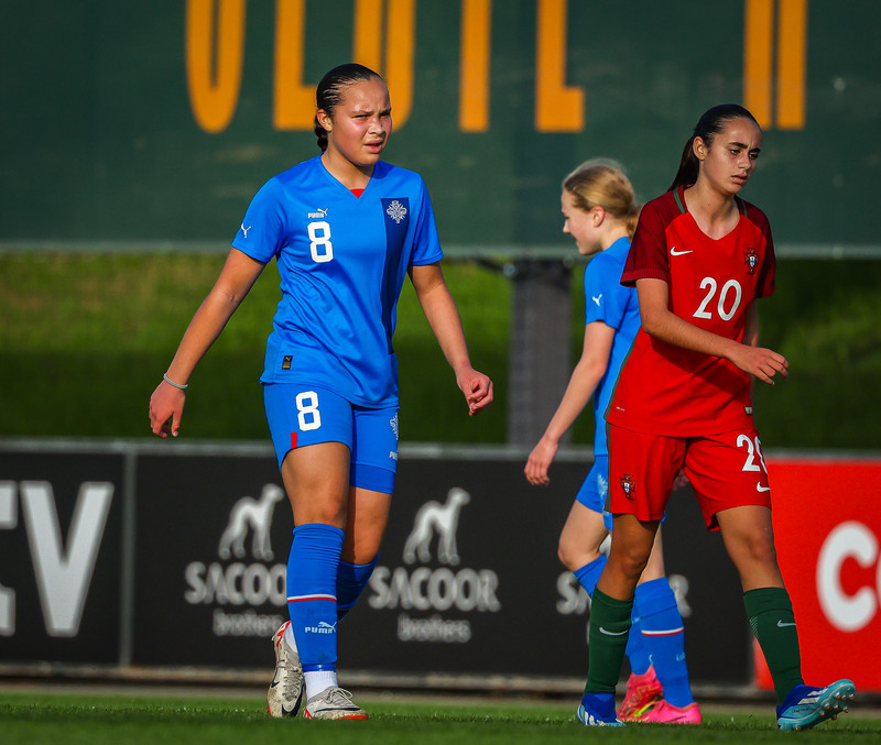 Myndaveisla 1: U15 tapaði gegn Portúgal í fyrradag