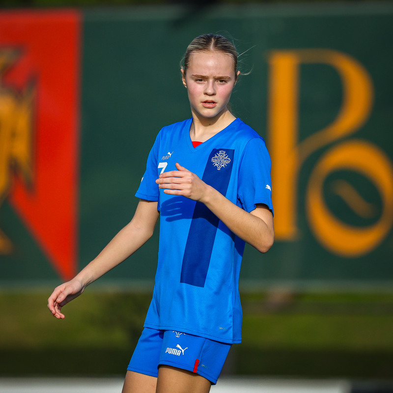 Myndaveisla 1: U15 tapaði gegn Portúgal í fyrradag