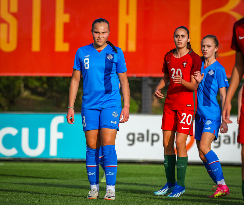 Myndaveisla 1: U15 tapaði gegn Portúgal í fyrradag