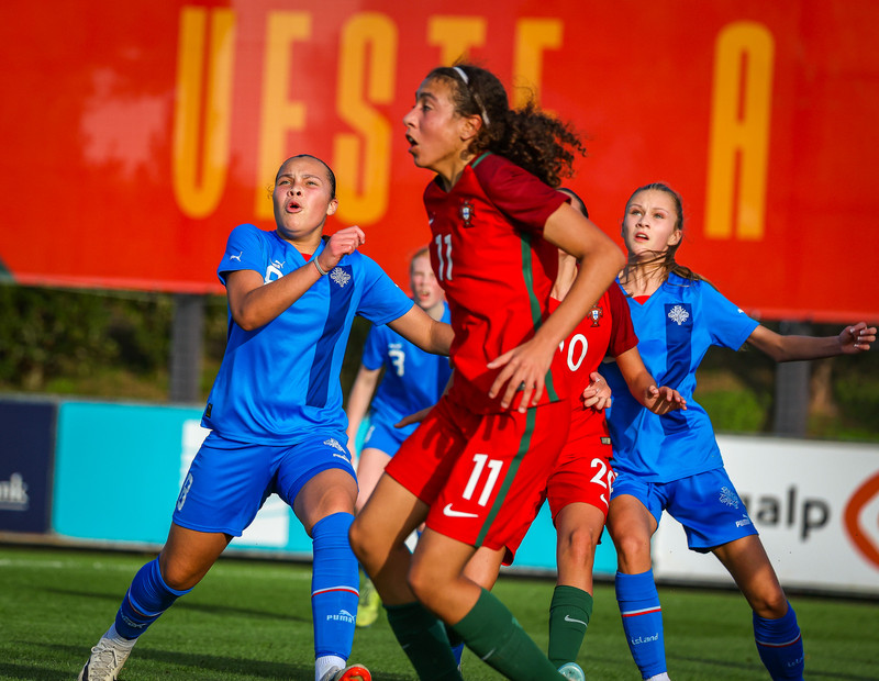 Myndaveisla 1: U15 tapaði gegn Portúgal í fyrradag