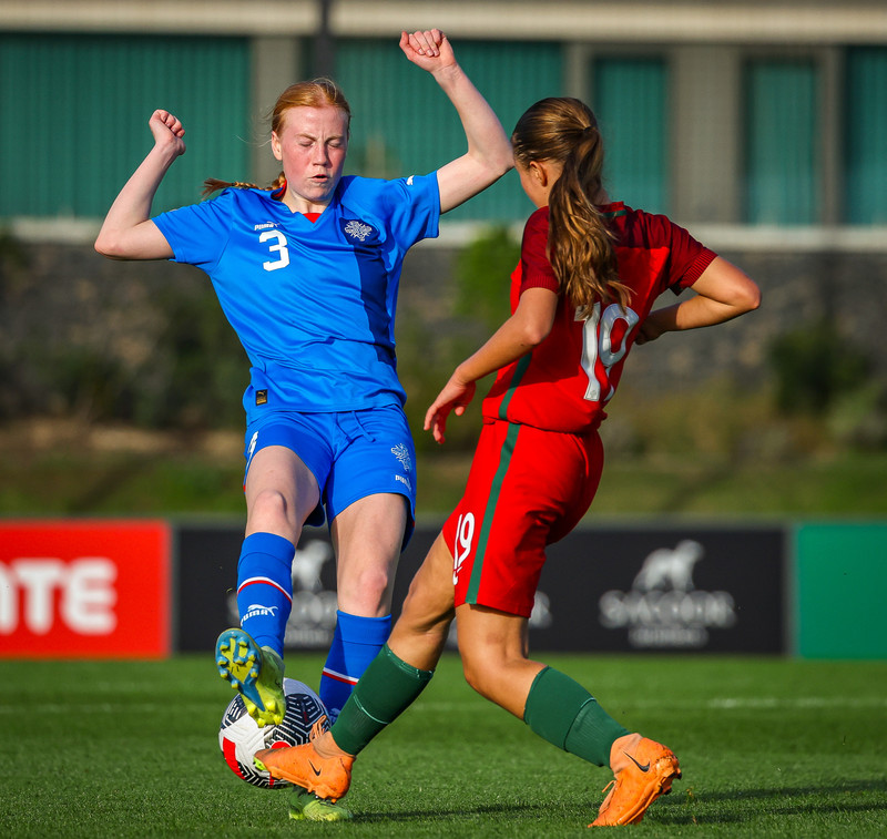 Myndaveisla 1: U15 tapaði gegn Portúgal í fyrradag