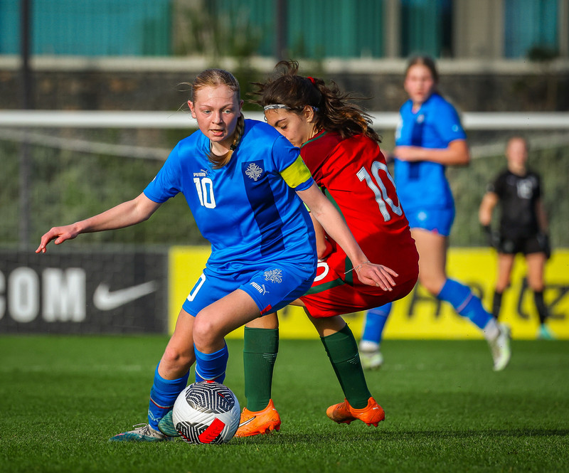 Myndaveisla 1: U15 tapaði gegn Portúgal í fyrradag