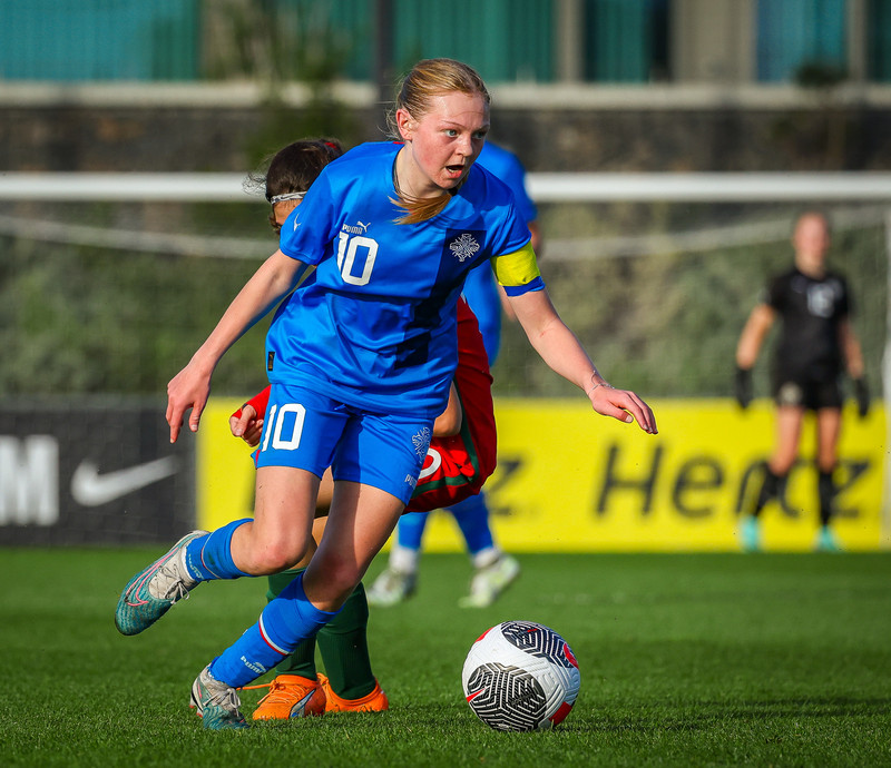 Myndaveisla 1: U15 tapaði gegn Portúgal í fyrradag