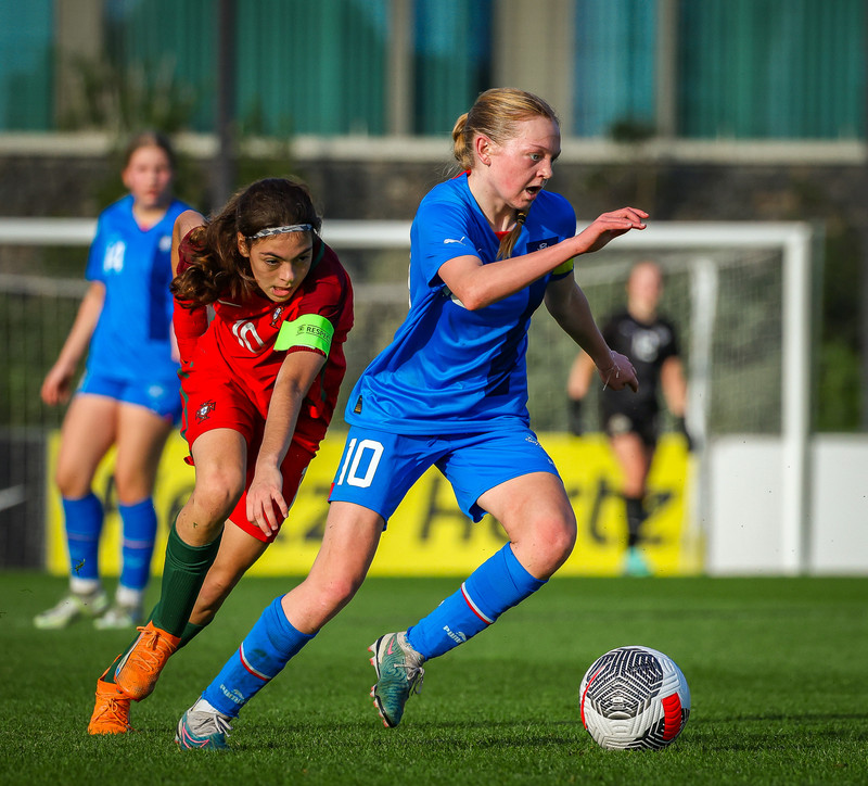 Myndaveisla 1: U15 tapaði gegn Portúgal í fyrradag