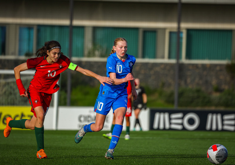 Myndaveisla 1: U15 tapaði gegn Portúgal í fyrradag