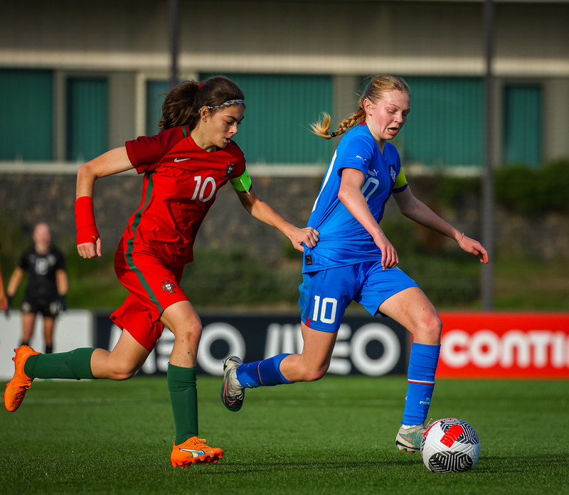 Myndaveisla 1: U15 tapaði gegn Portúgal í fyrradag