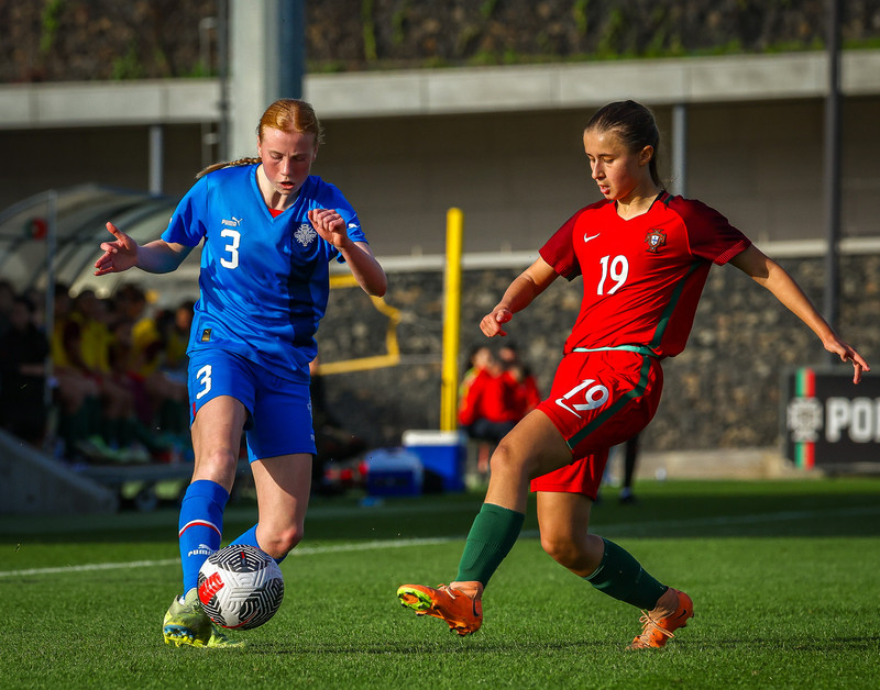 Myndaveisla 1: U15 tapaði gegn Portúgal í fyrradag