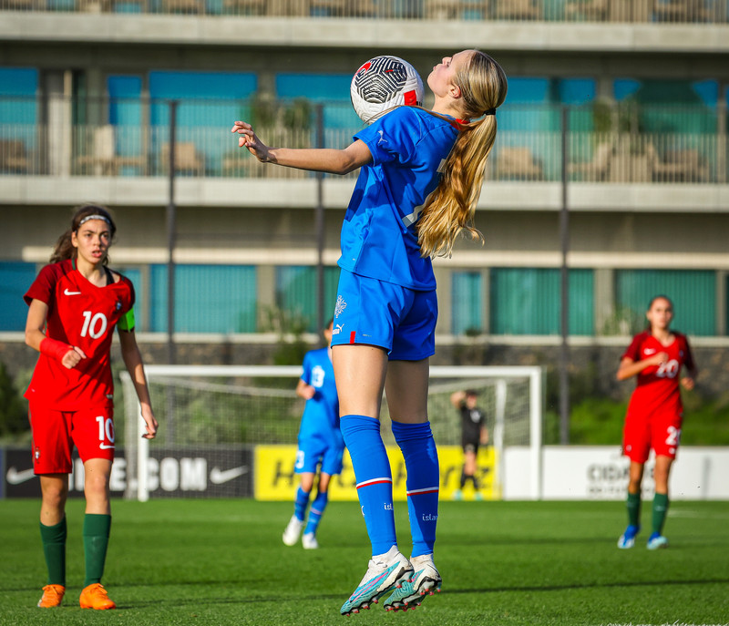 Myndaveisla 1: U15 tapaði gegn Portúgal í fyrradag