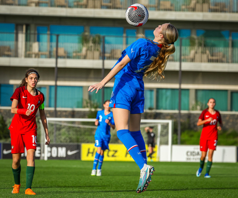 Myndaveisla 1: U15 tapaði gegn Portúgal í fyrradag