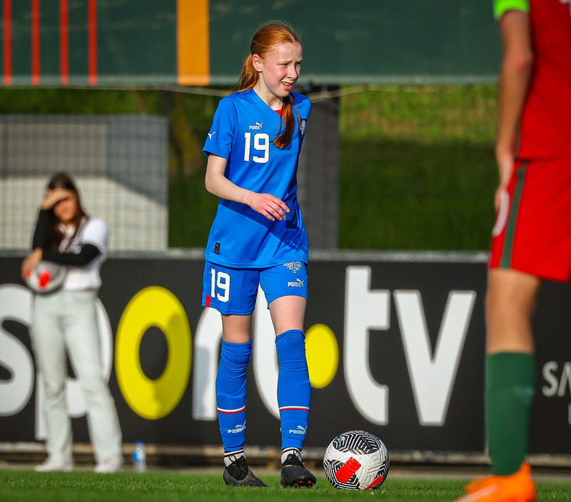 Myndaveisla 1: U15 tapaði gegn Portúgal í fyrradag