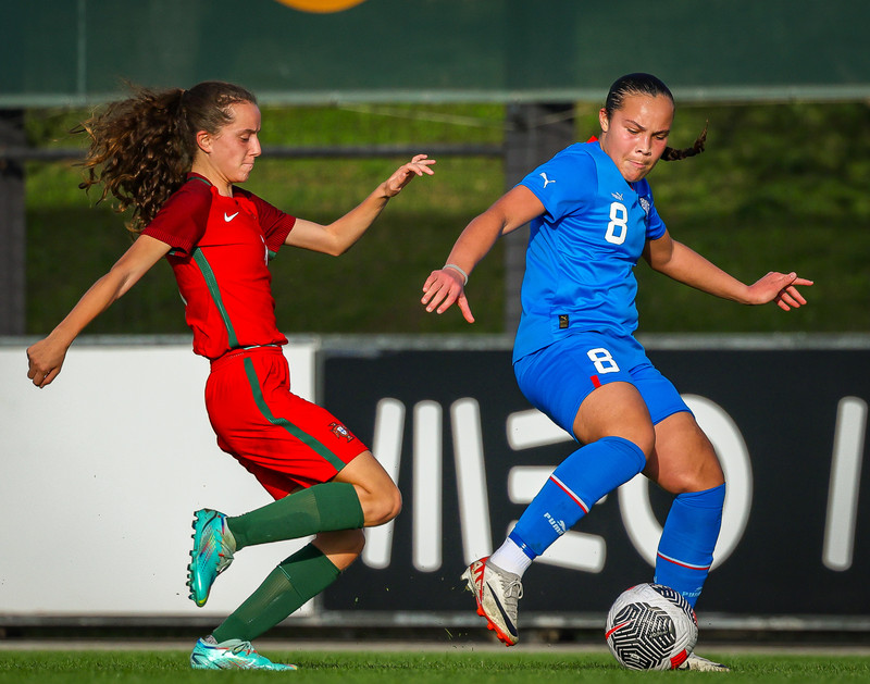 Myndaveisla 1: U15 tapaði gegn Portúgal í fyrradag