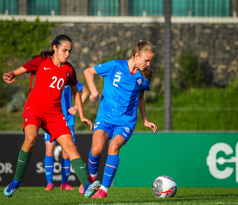 Myndaveisla 1: U15 tapaði gegn Portúgal í fyrradag