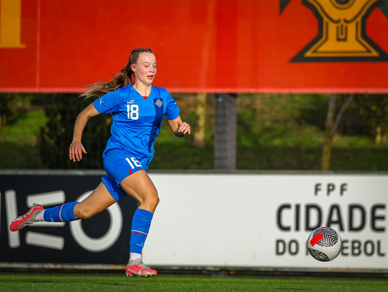 Myndaveisla 1: U15 tapaði gegn Portúgal í fyrradag