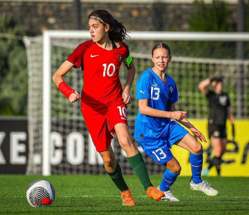 Myndaveisla 1: U15 tapaði gegn Portúgal í fyrradag