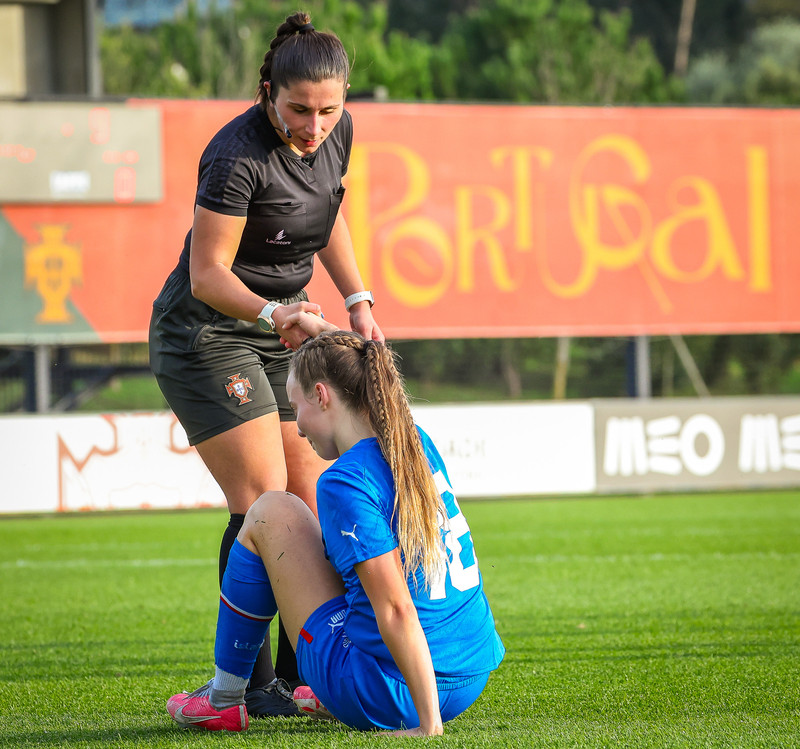 Myndaveisla 1: U15 tapaði gegn Portúgal í fyrradag