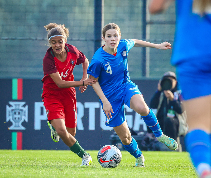 Myndaveisla 1: U15 tapaði gegn Portúgal í fyrradag
