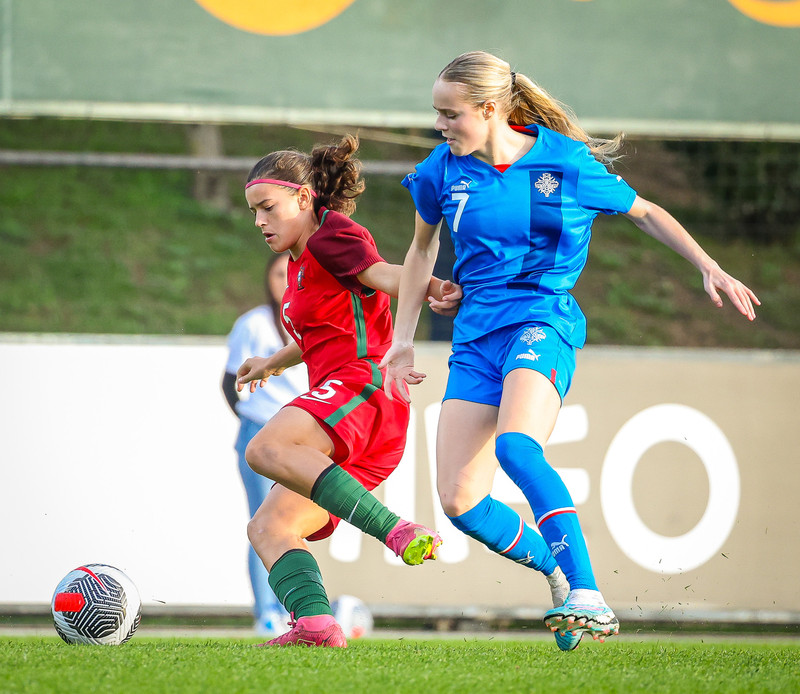 Myndaveisla 1: U15 tapaði gegn Portúgal í fyrradag