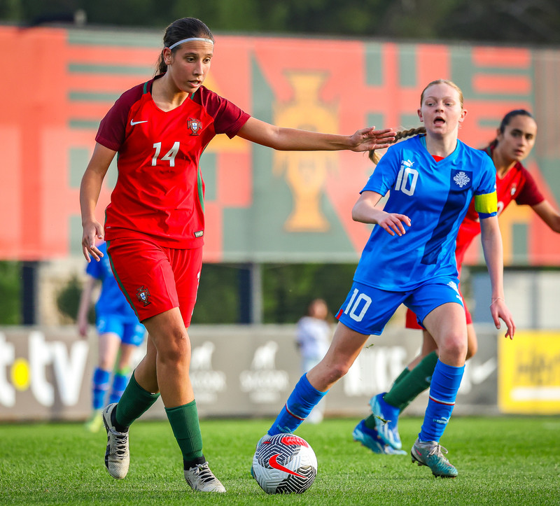 Myndaveisla 1: U15 tapaði gegn Portúgal í fyrradag