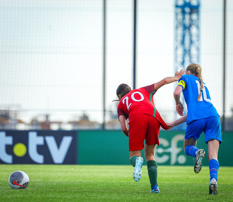Myndaveisla 1: U15 tapaði gegn Portúgal í fyrradag