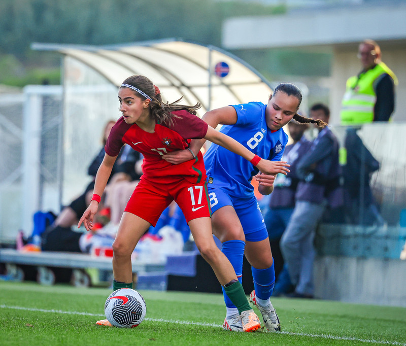 Myndaveisla 1: U15 tapaði gegn Portúgal í fyrradag