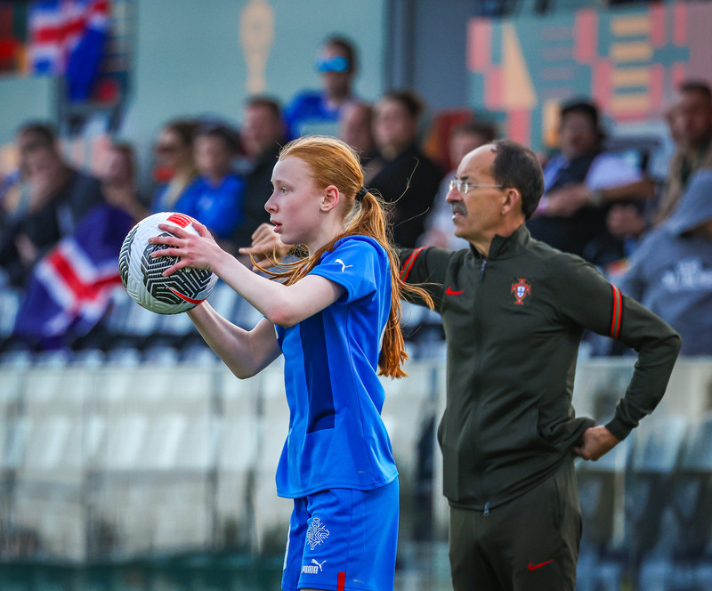 Myndaveisla 1: U15 tapaði gegn Portúgal í fyrradag