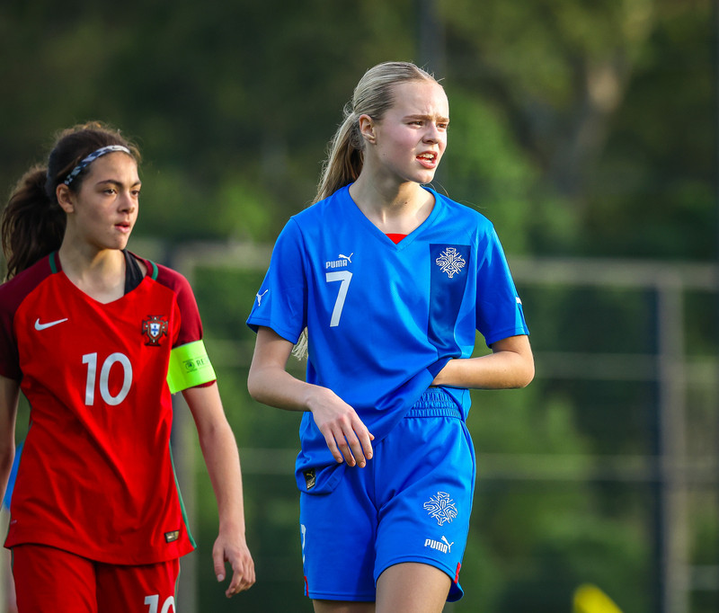 Myndaveisla 1: U15 tapaði gegn Portúgal í fyrradag