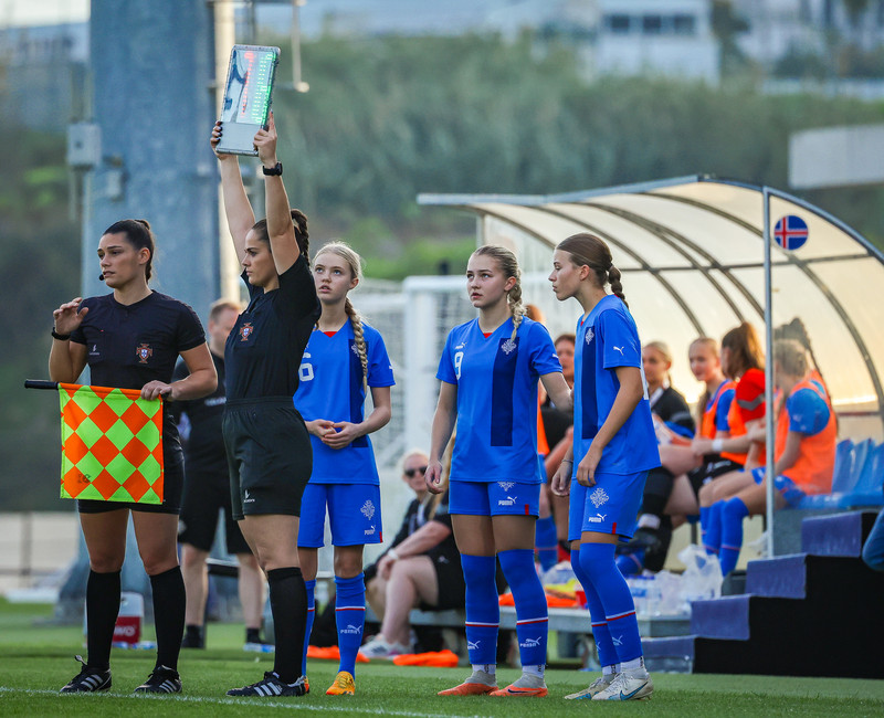 Myndaveisla 1: U15 tapaði gegn Portúgal í fyrradag