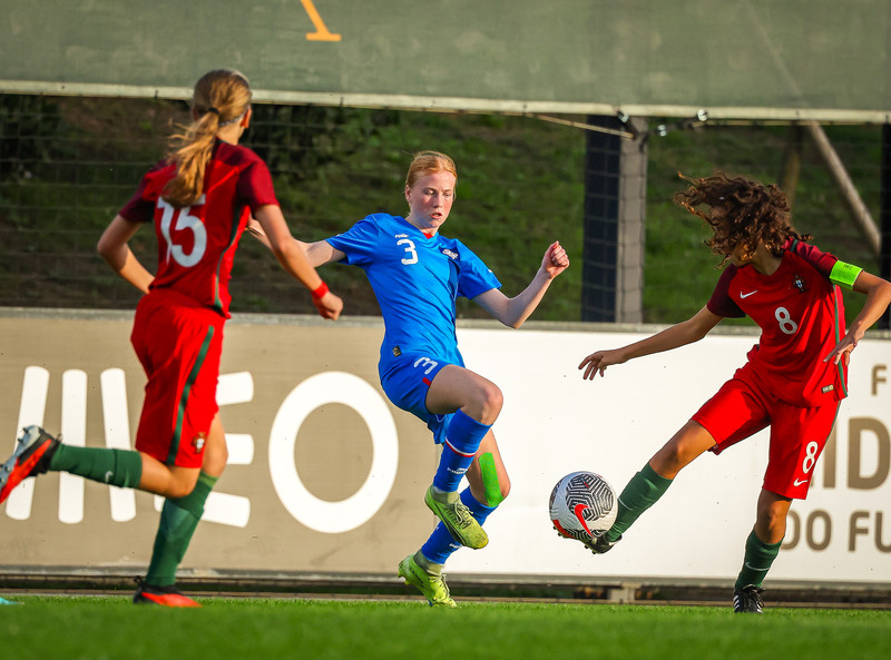 Myndaveisla 1: U15 tapaði gegn Portúgal í fyrradag