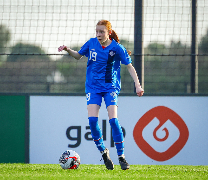 Myndaveisla 1: U15 tapaði gegn Portúgal í fyrradag