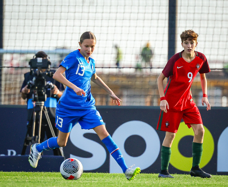 Myndaveisla 1: U15 tapaði gegn Portúgal í fyrradag