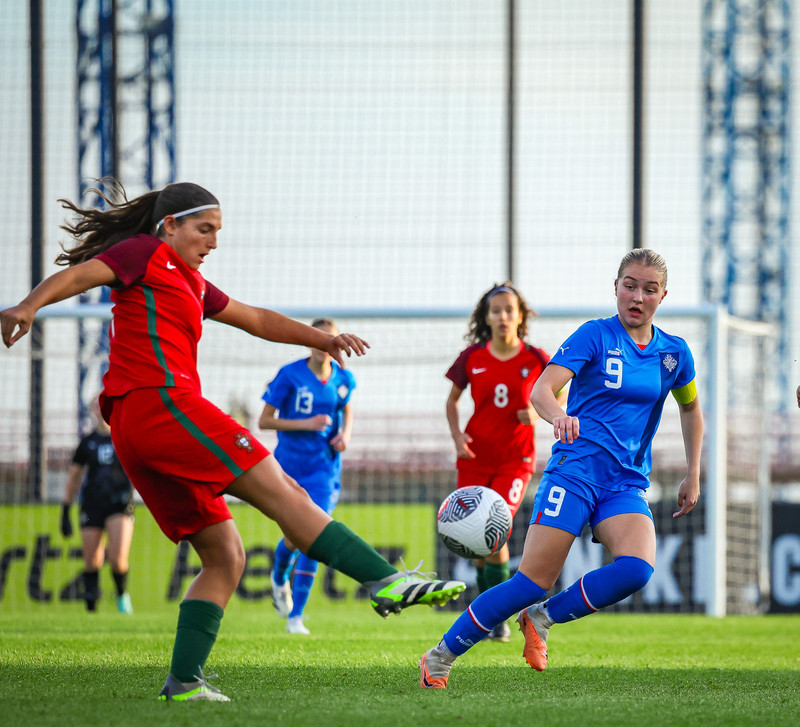 Myndaveisla 1: U15 tapaði gegn Portúgal í fyrradag