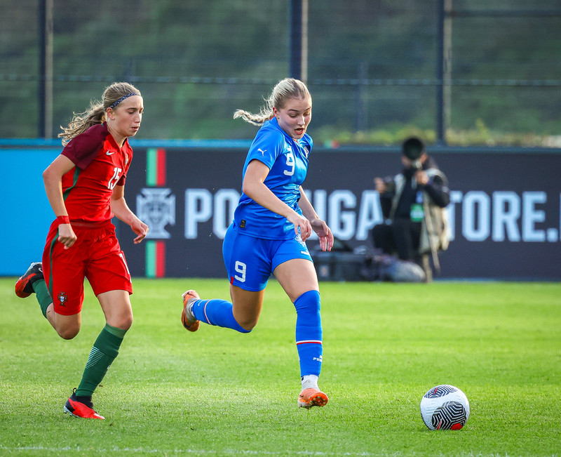 Myndaveisla 1: U15 tapaði gegn Portúgal í fyrradag