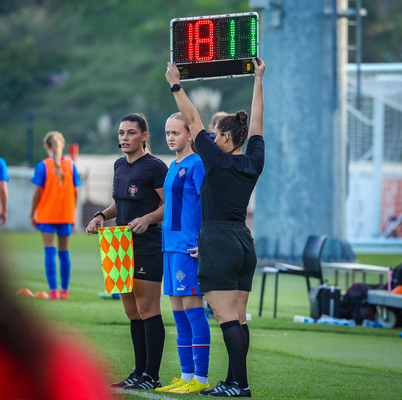 Myndaveisla 1: U15 tapaði gegn Portúgal í fyrradag