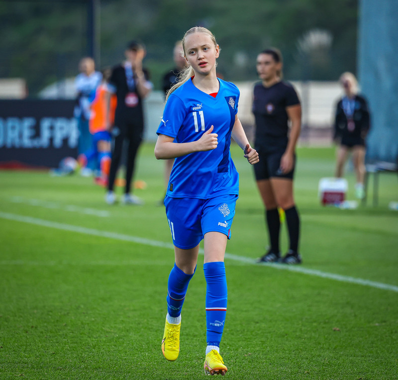 Myndaveisla 1: U15 tapaði gegn Portúgal í fyrradag