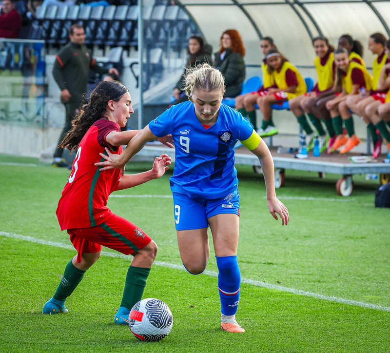 Myndaveisla 1: U15 tapaði gegn Portúgal í fyrradag