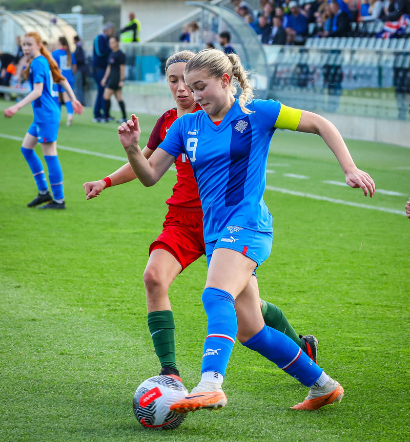 Myndaveisla 1: U15 tapaði gegn Portúgal í fyrradag