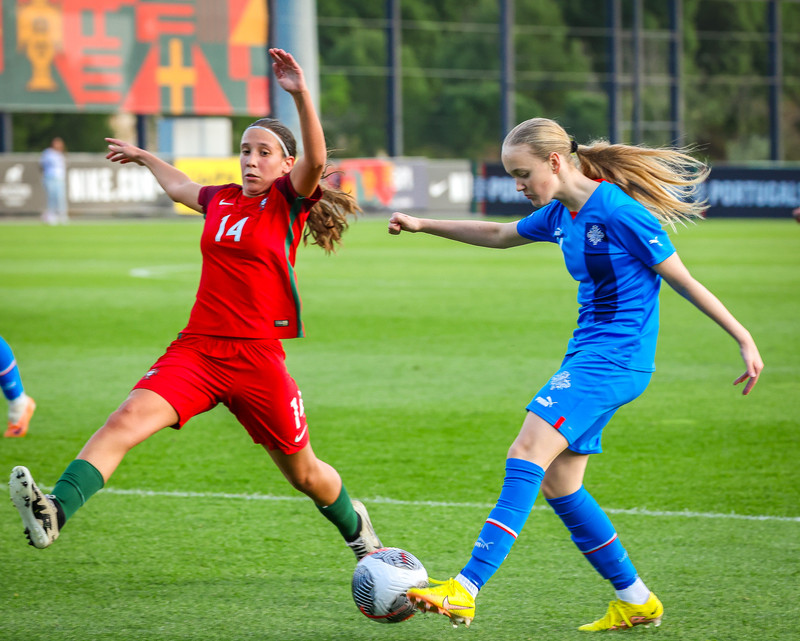 Myndaveisla 1: U15 tapaði gegn Portúgal í fyrradag
